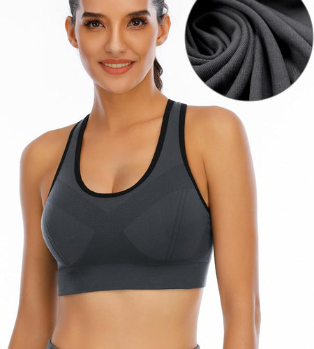 Women'S Sports Bras Padded Sports Bra Supportive Strappy Criss Cross Yoga Bra Workout Athletic Bras 3 Pack