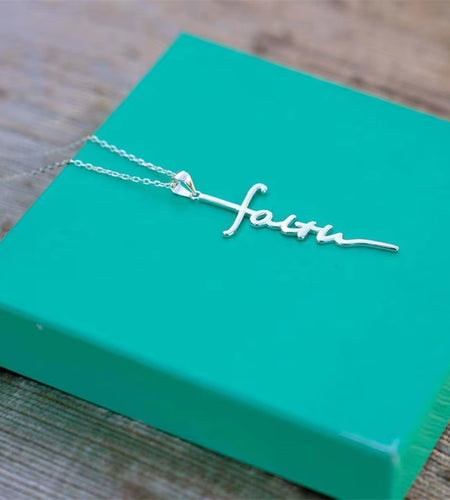 Stainless Steel Custom Cross Name Necklace Chain Letter Choker Necklace for Women Fashion Jewelry Gift